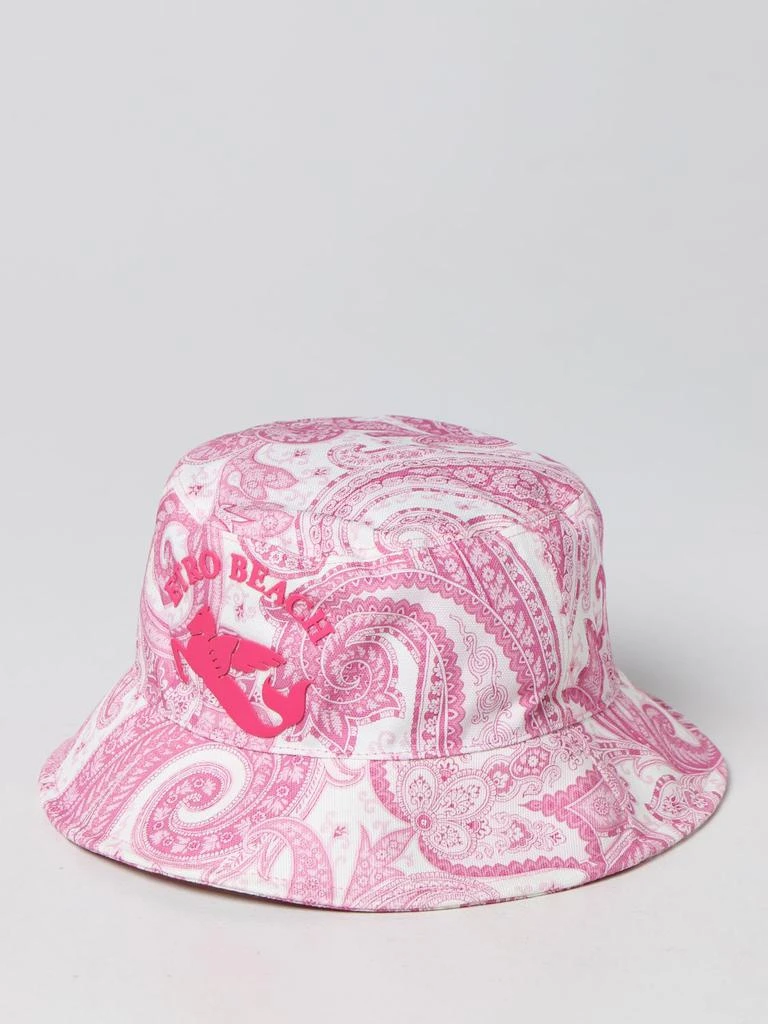 商品ETRO|Etro cotton hat with Paisley print,价格¥1338,第1张图片