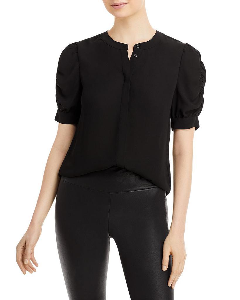 商品Tahari|Ruched Sleeve Blouse,价格¥392,第1张图片