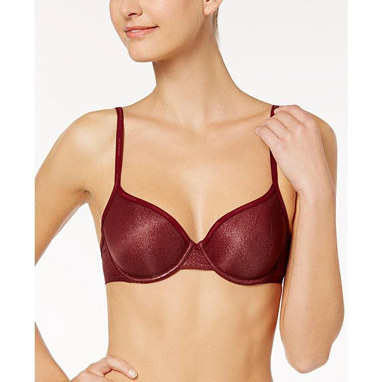 商品Calvin Klein|Sheer Marquisette Logo-Trimmed Demi Bra QF4223,价格¥169,第1张图片