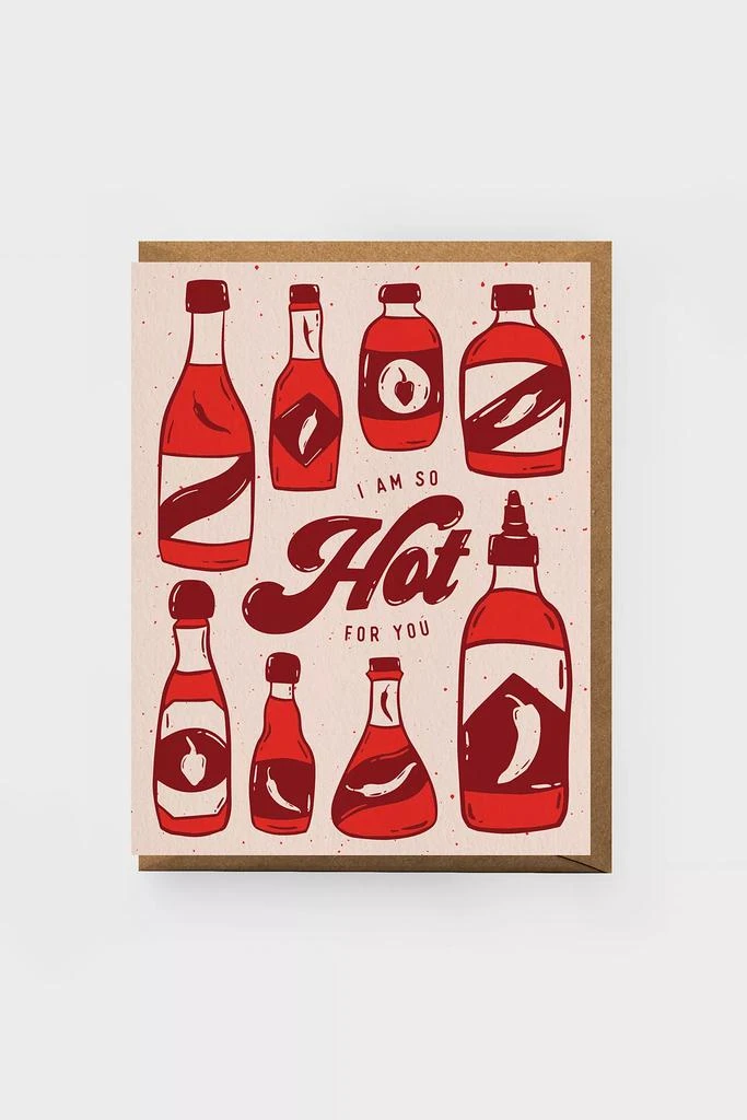 商品Boss Dotty|Boss Dotty Hot Sauce Love Greeting Card,价格¥43,第1张图片