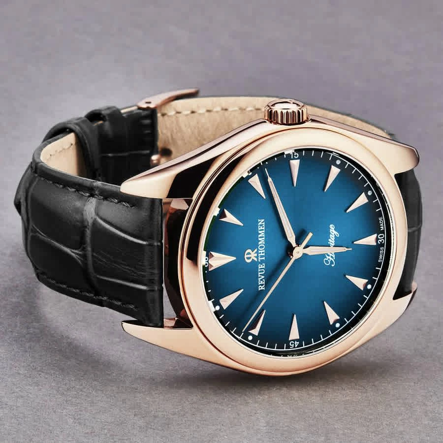 商品Revue Thommen|Heritage Automatic Blue Dial Men's Watch 21010.2565,价格¥4094,第2张图片详细描述