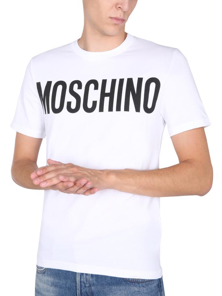 商品Moschino|T-SHIRT WITH LOGO PRINT,价格¥723,第5张图片详细描述