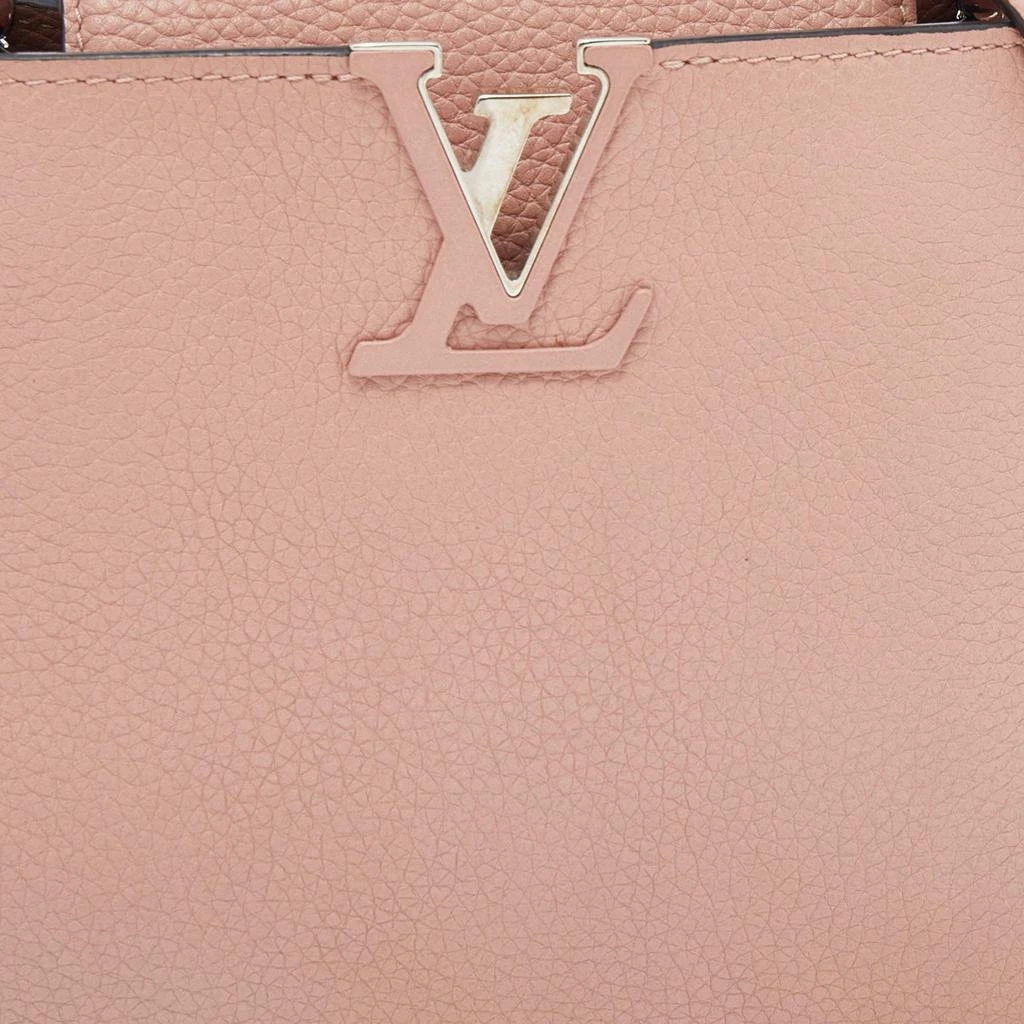 商品[二手商品] Louis Vuitton|Louis Vuitton Magnolia Taurillon Leather Capucines BB Bag,价格¥24795,第5张图片详细描述