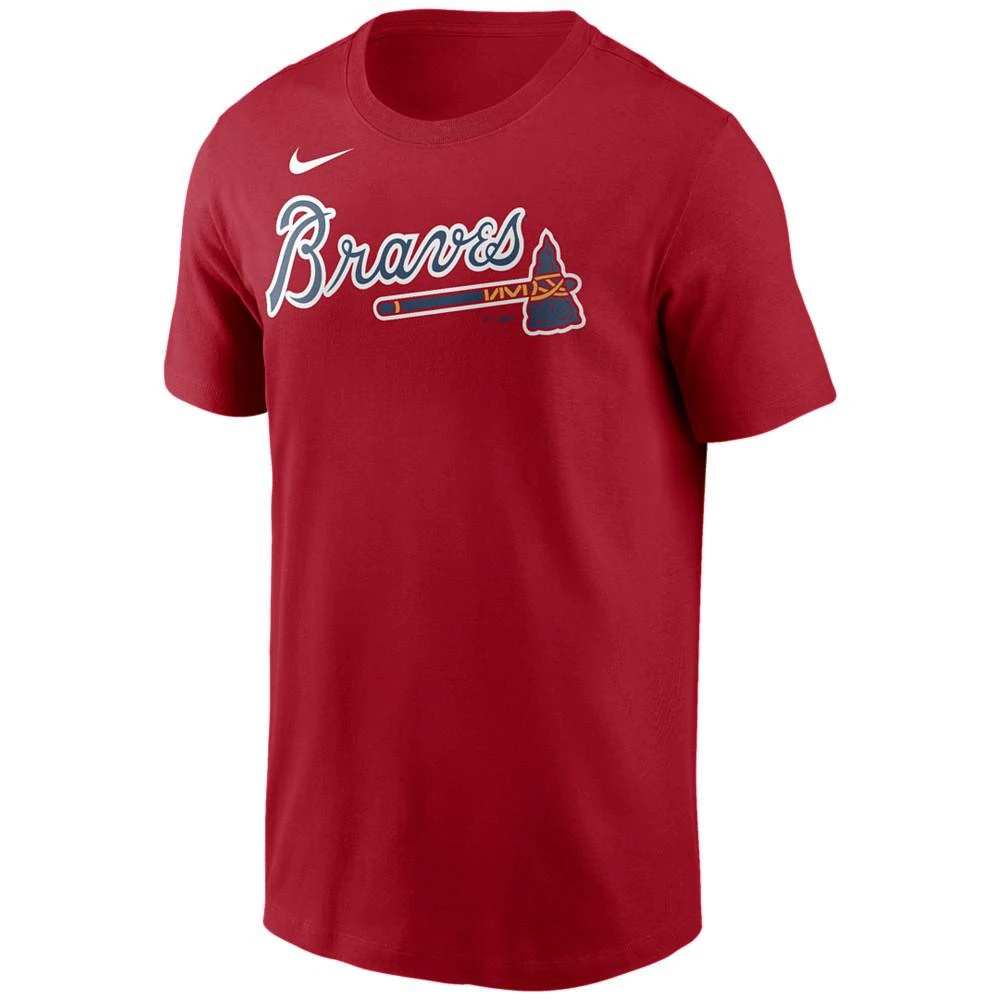 商品NIKE|Men's Ronald Acuna Atlanta Braves Name and Number Player T-Shirt,价格¥241,第2张图片详细描述