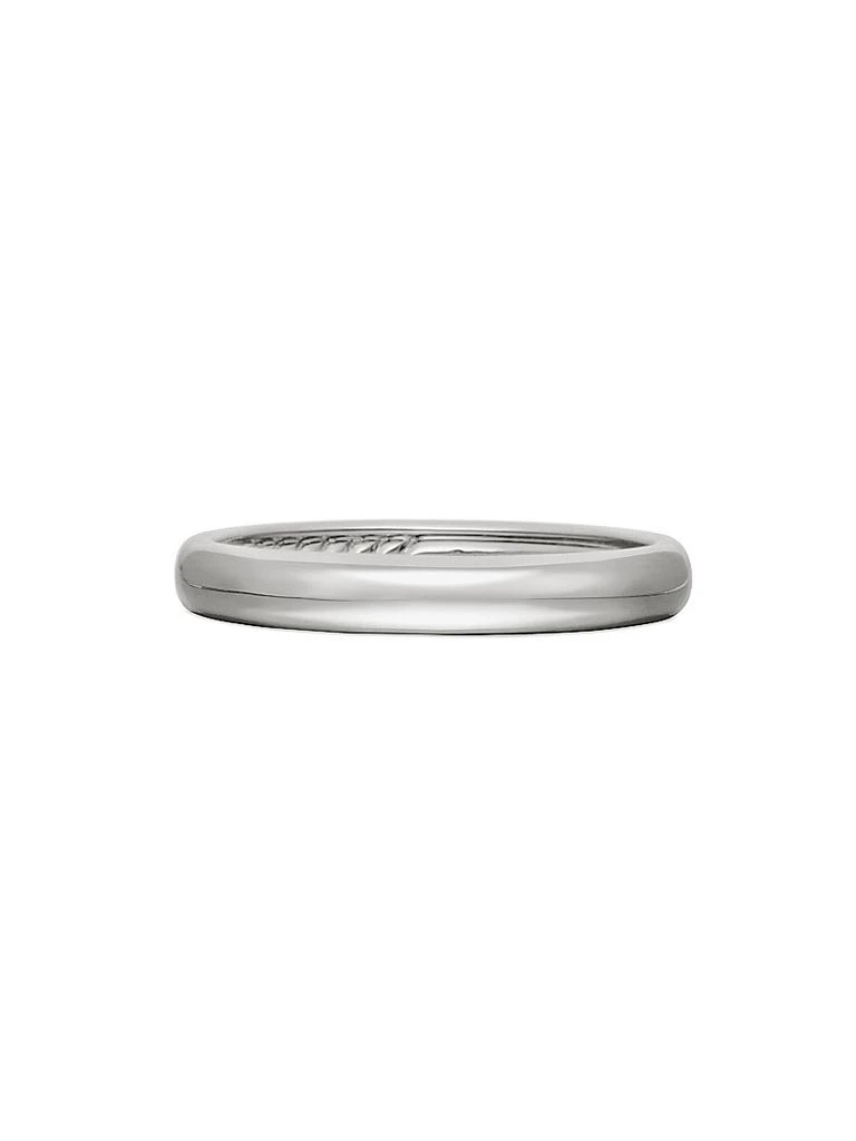 商品David Yurman|DY Classic Band Ring in 18K White Gold, 3.5mm,价格¥12202,第1张图片
