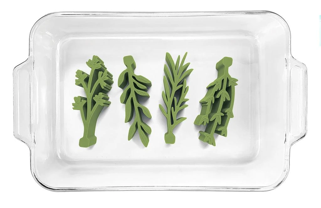 商品Talisman Designs|Silicone Multi-Use Oven and Pressure Cooker Roasting Racks, Set of 4, Green,价格¥238,第3张图片详细描述