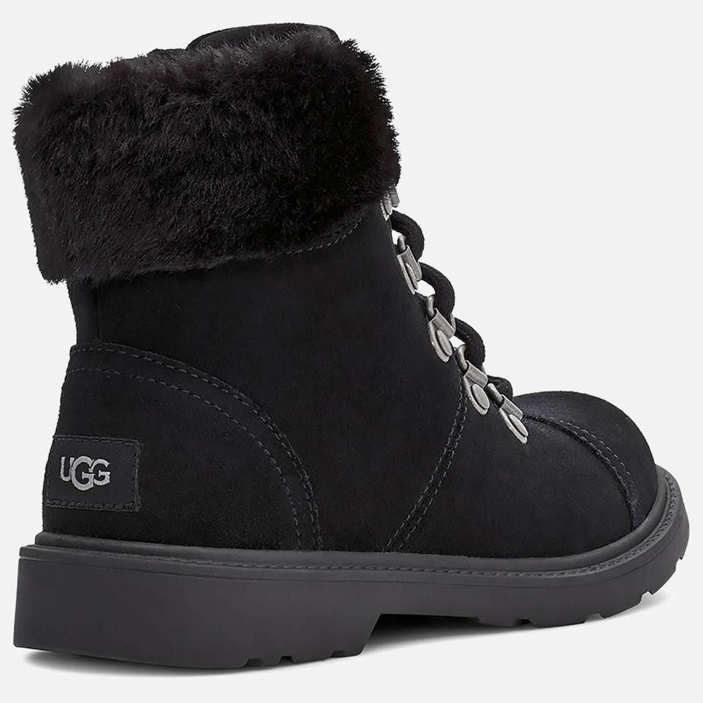 商品UGG|UGG Kids' Azell Hiker All Weather Boots - Black,价格¥684,第6张图片详细描述