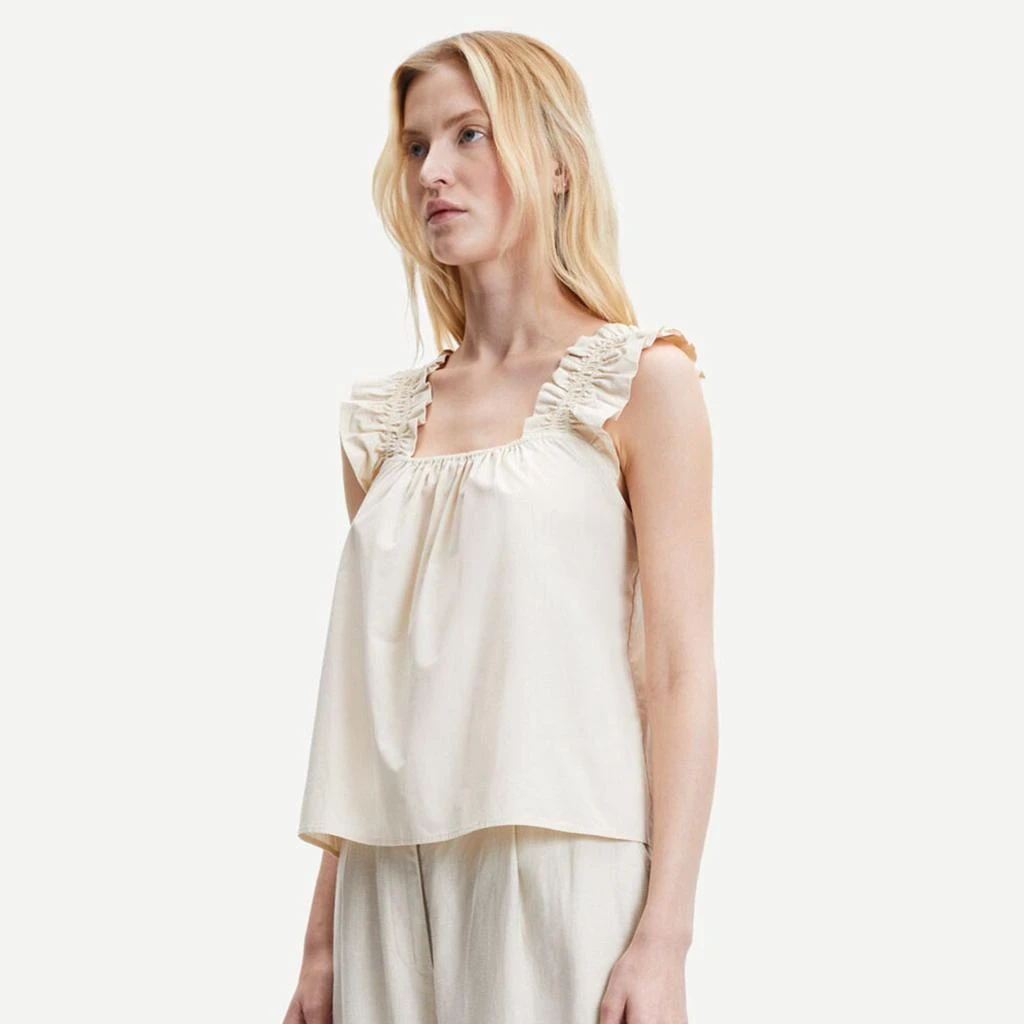 商品SAMSØE SAMSØE|Gill Top Cream,价格¥557,第1张图片