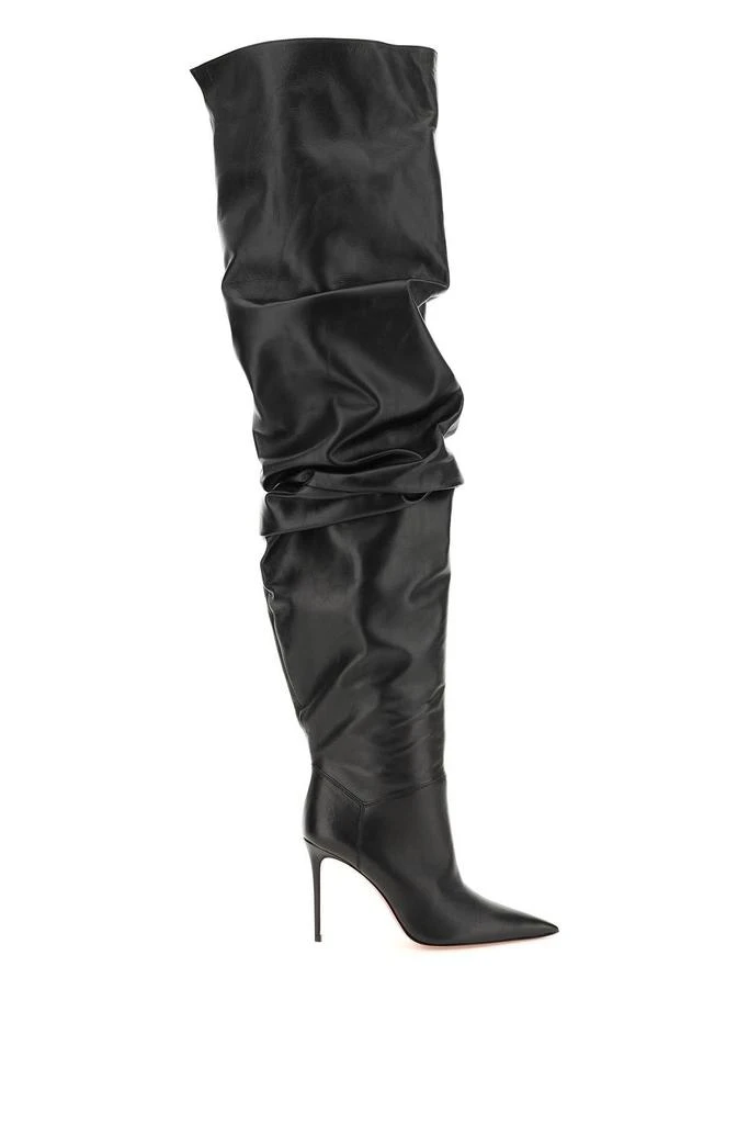 商品Amina Muaddi|JAHLEEL THIGH-HIGH BOOTS,价格¥8849,第1张图片