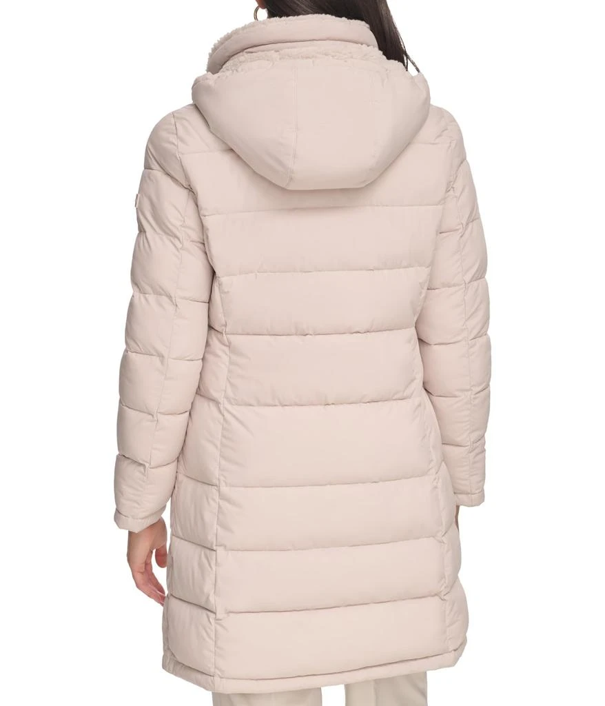 商品Calvin Klein|Faux Sherpa Puffer,价格¥1430,第2张图片详细描述