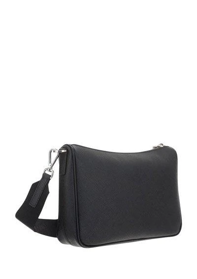 商品Prada|Prada Logo Plaque Zipped Crossbody Bag,价格¥17627,第2张图片详细描述