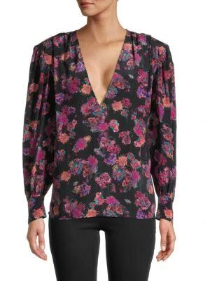 商品IRO|Floral Silk Top,价格¥513,第1张图片