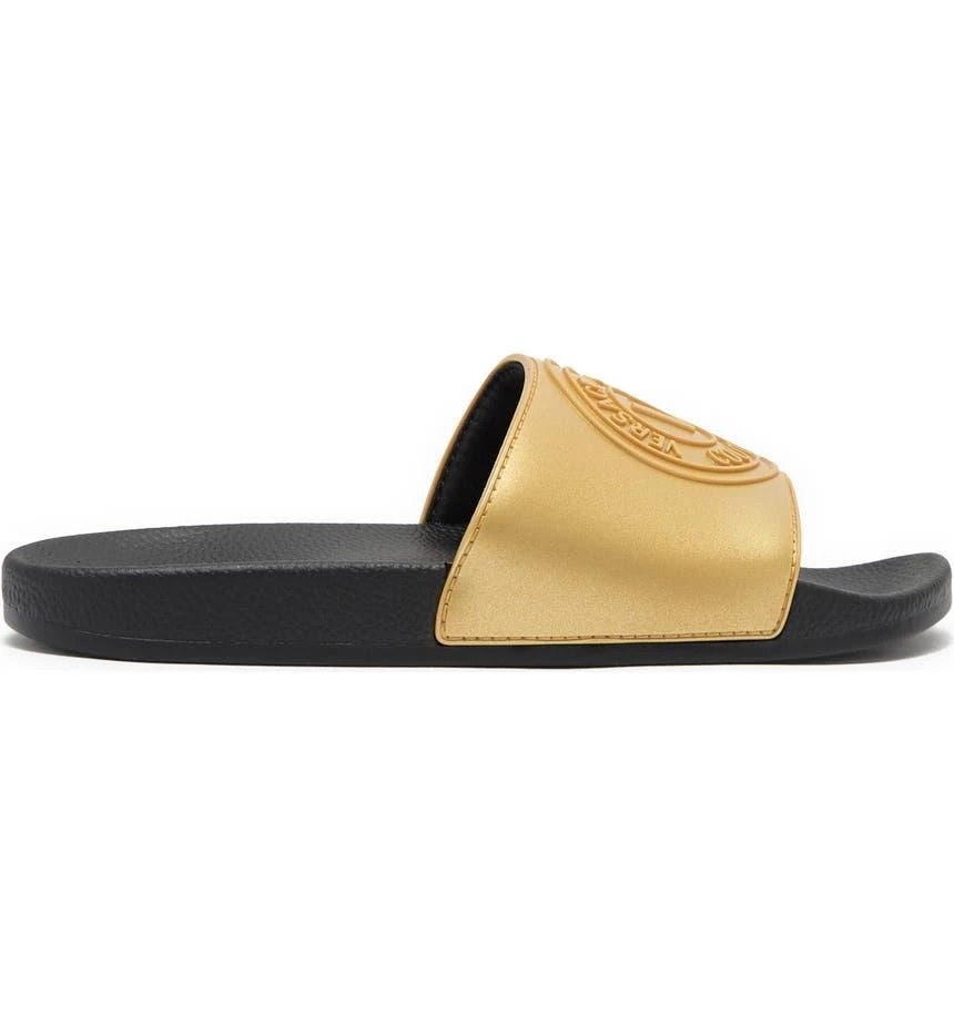 商品Versace|Embossed Flat Sandal,价格¥818,第3张图片详细描述