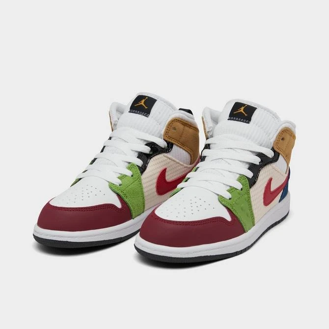 商品Jordan|Little Kids' Air Jordan Retro 1 Mid SE Casual Shoes,价格¥597,第2张图片详细描述