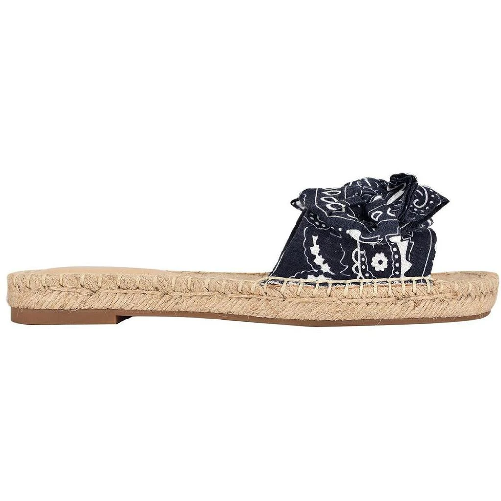 商品Nine West|Nine West Womens Bow Printed Slip On Slide Sandals,价格¥54,第2张图片详细描述