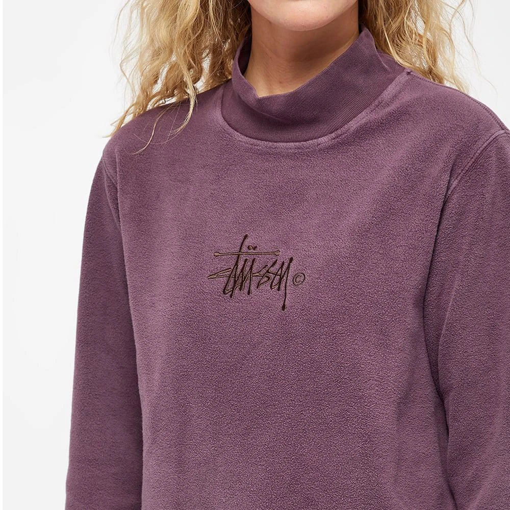 商品STUSSY|Stussy Mock Neck Logo Fleece,价格¥761,第2张图片详细描述