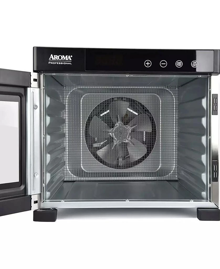 商品Aroma|AFD-965SD 6 Tray Electric Food Dehydrator with Glass Door,价格¥1333,第4张图片详细描述