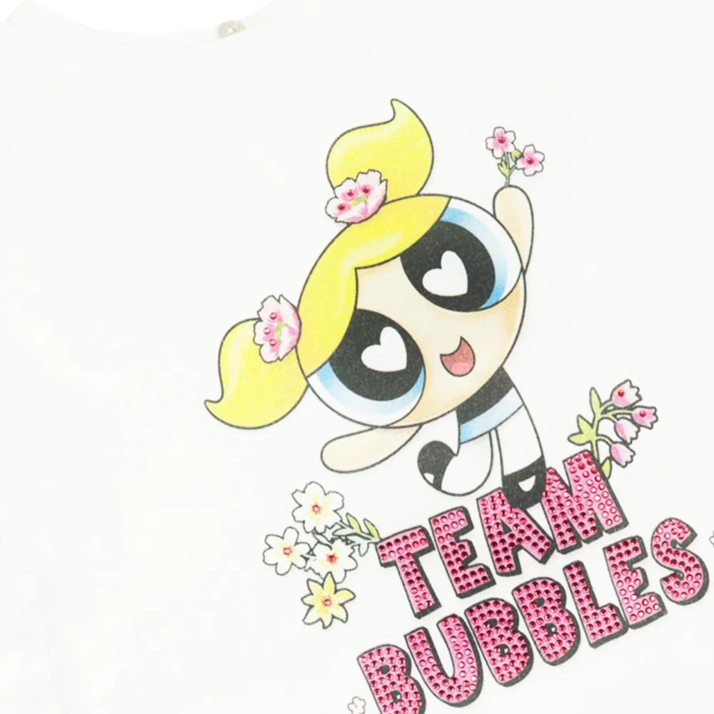 商品MONNALISA|Ivory Powerpuff Girls T Shirt,价格¥214,第2张图片详细描述