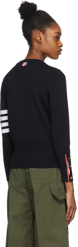 商品Thom Browne|Navy Milano Classic Crewneck Pullover,价格¥5701,第3张图片详细描述