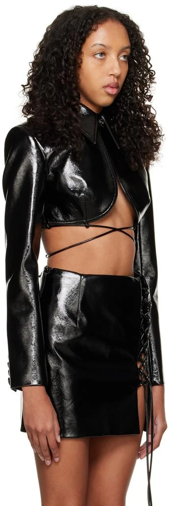 商品Aleksandre Akhalkatsishvili|Black Cropped Blazer,价格¥1630,第2张图片详细描述