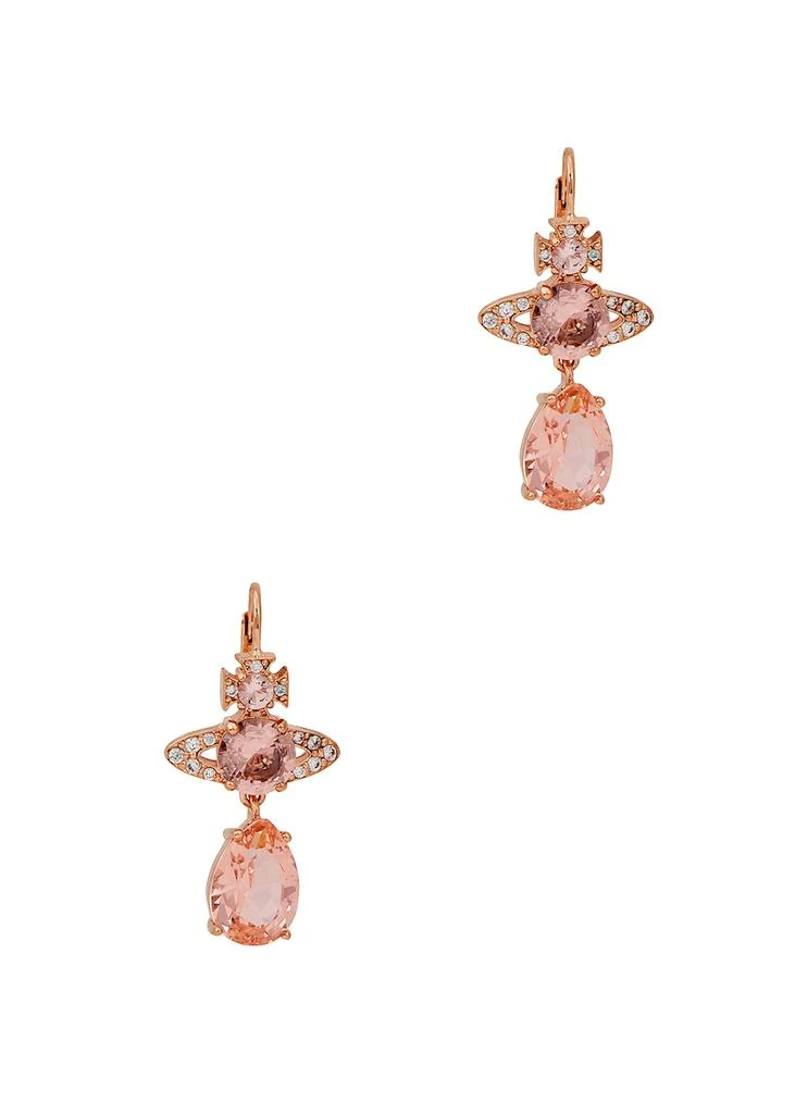 商品Vivienne Westwood|Ismene embellished rose gold-tone drop earrings,价格¥1327,第1张图片