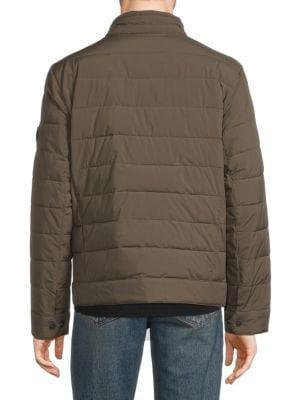 商品Michael Kors|Burbank Quilted Puffer Moto Tech Jacket,价格¥573,第4张图片详细描述