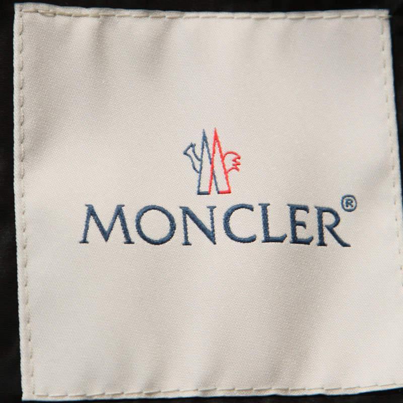 商品[二手商品] Moncler|Moncler Black Grosgrain Trim Balloon Sleeve Hooded Jacket L,价格¥1188,第7张图片详细描述