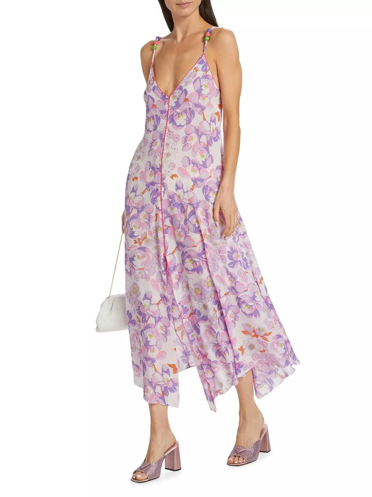 商品Poupette St Barth|Bessie Long Floral Slip Dress,价格¥1044,第2张图片详细描述