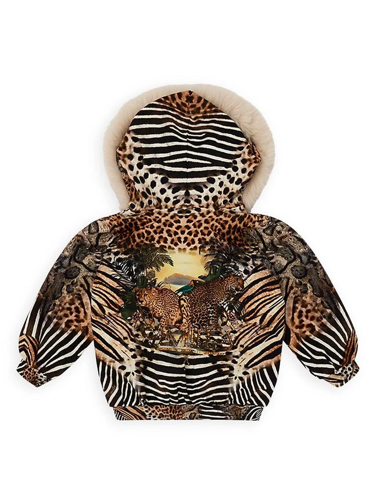 商品Camilla|Little Girl's & Girl's Printed Zip Hoodie Sweatshirt,价格¥1112,第2张图片详细描述