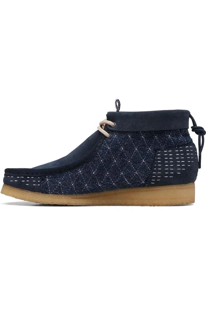 商品Clarks|(26169152) Wallabee Boots - Navy Sashiko,价格¥1105,第5张图片详细描述