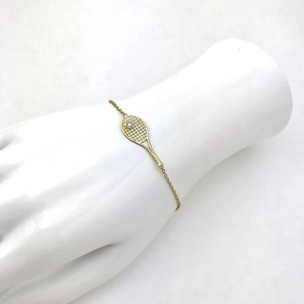 商品Love Love Tennis|Love Love Tennis - Women's Racket Diamond Ball Tennis Bracelet,价格¥9421,第2张图片详细描述