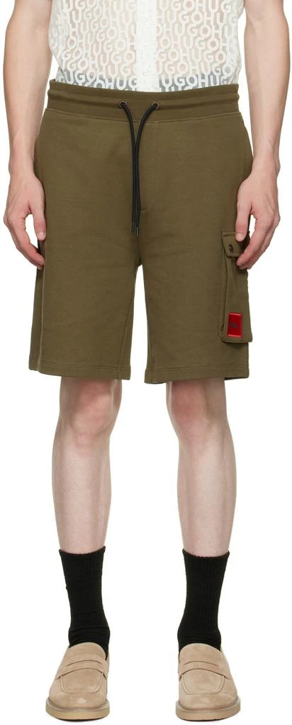商品Hugo Boss|Khaki Dizzi Shorts,价格¥330,第1张图片