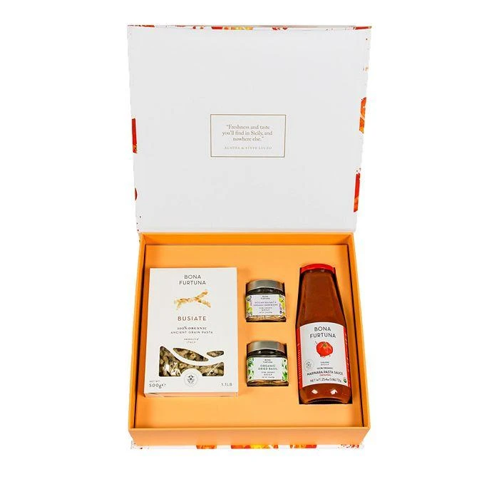 商品Bona Furtuna|Trapani Organic Pasta and Sauce Gift Set,价格¥625,第2张图片详细描述