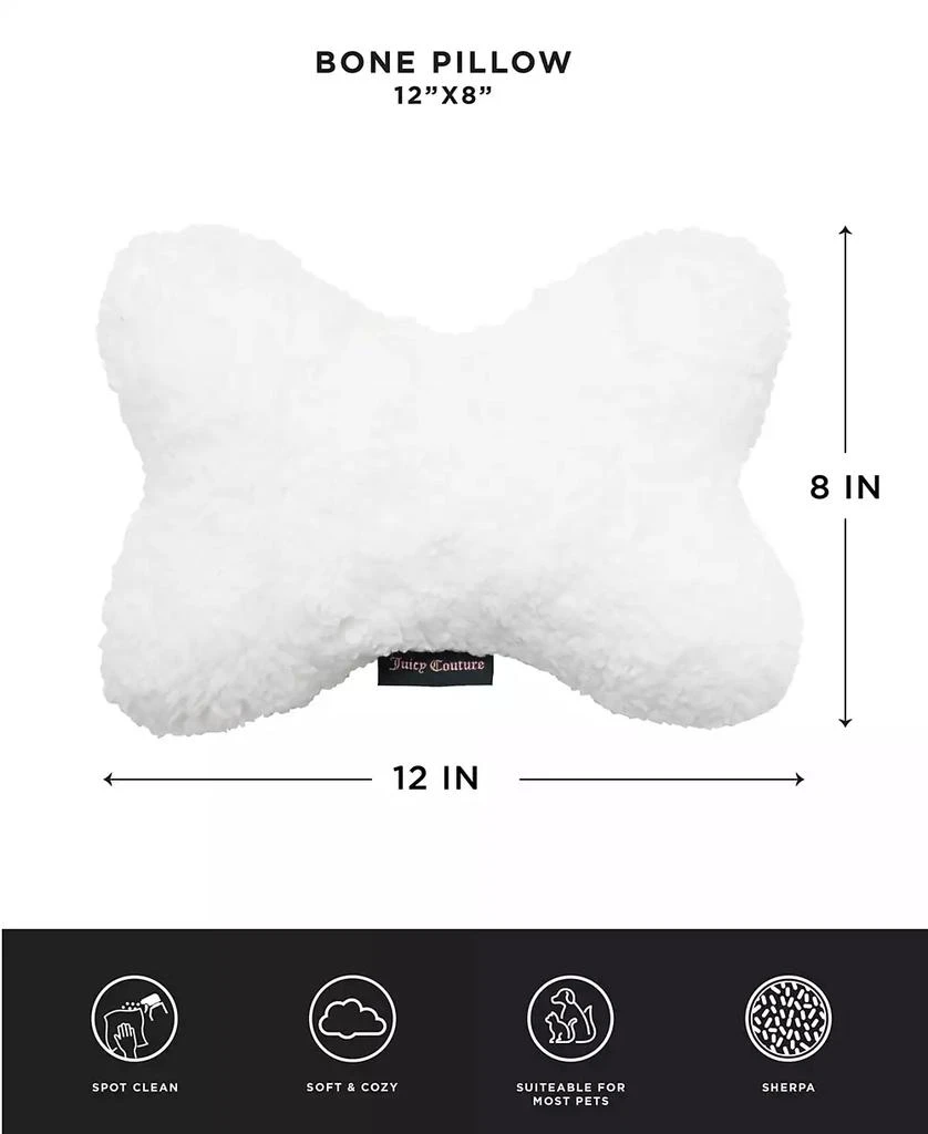 商品Juicy Couture|2-Piece Set Pet Throw Blanket Bone Pillow, Juicy Paws And Stars,价格¥101,第4张图片详细描述