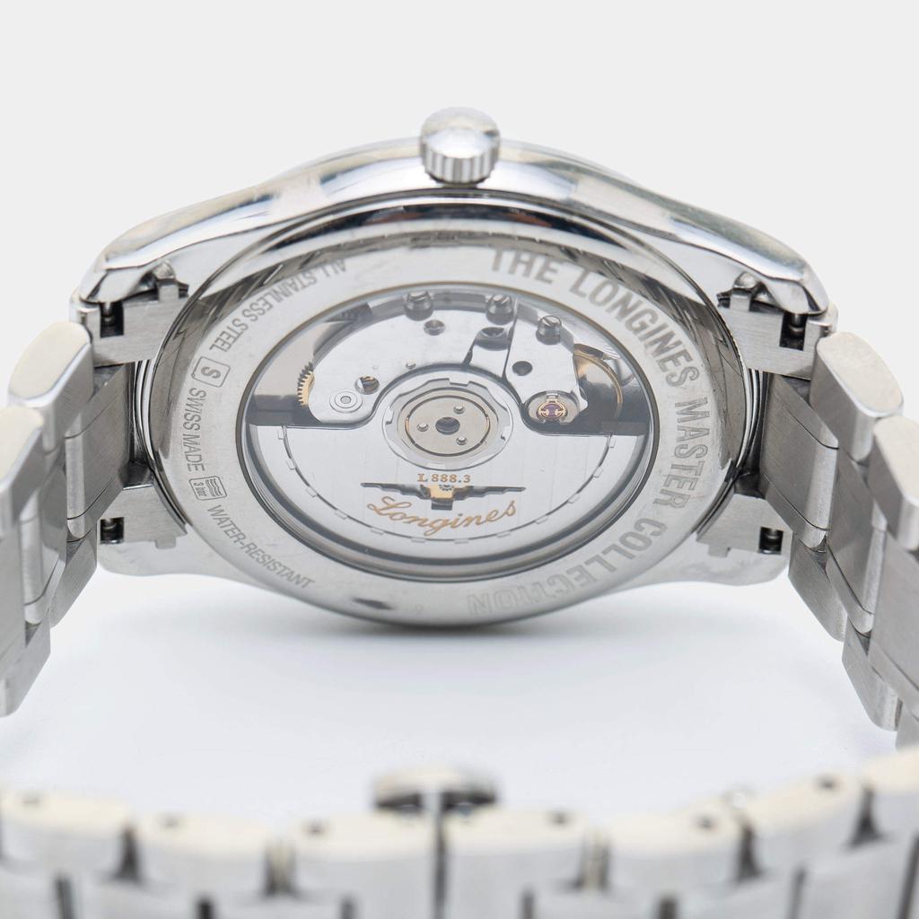 Longines Silver Stainless Steel Master Collection L2.793.4 Men's Wristwatch 40 mm商品第4张图片规格展示