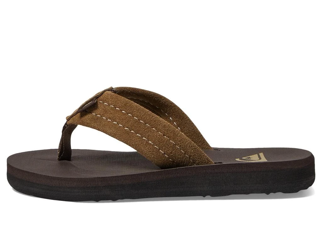 商品Quiksilver|Quiksilver Kids Carver Suede Core Flip Flops (Toddler/Little Kid/Big Kid),价格¥146,第4张图片详细描述