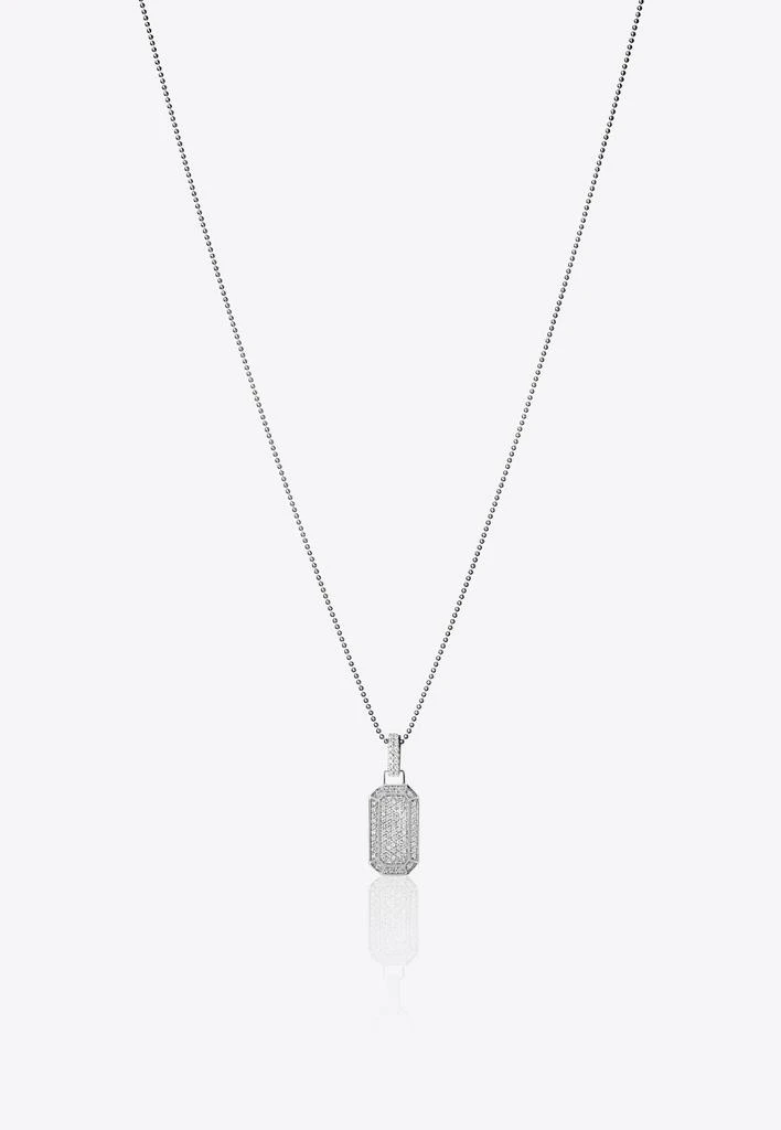 商品EÉRA|Special Order - Small Tokyo Diamond Pave Necklace in 18K White Gold,价格¥50361,第1张图片