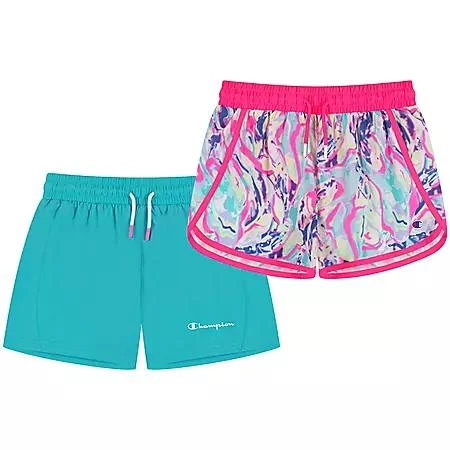 商品CHAMPION|Champion Girls' 2 Pack Active Bottom,价格¥98,第1张图片