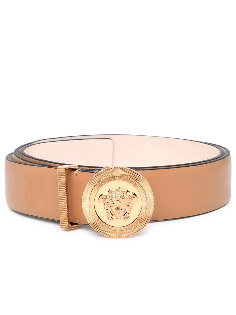 商品Versace|Versace Logo Plaque Buckle Belt,价格¥1257,第1张图片
