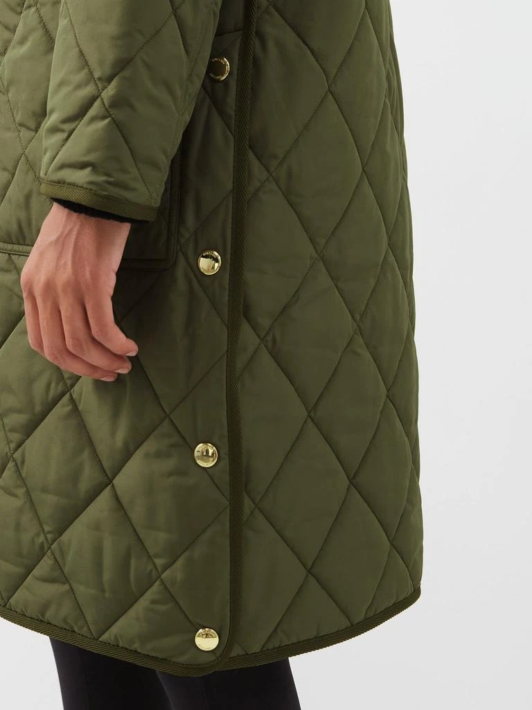 商品Burberry|Diamond-quilted shell hooded parka,价格¥13064,第4张图片详细描述