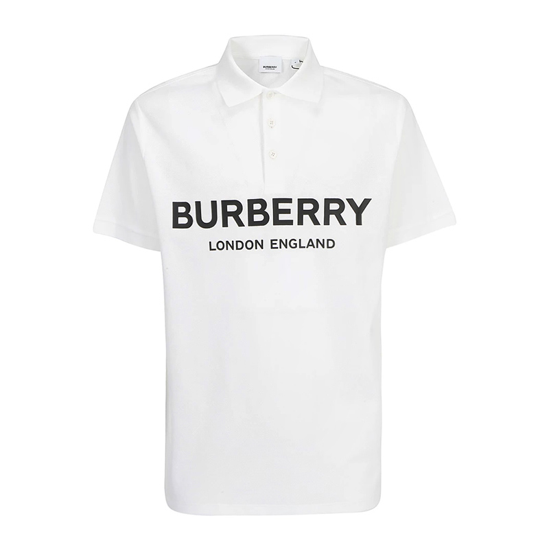 Burberry 博柏利 男士白色短袖衬衫 8009498商品第1张图片规格展示