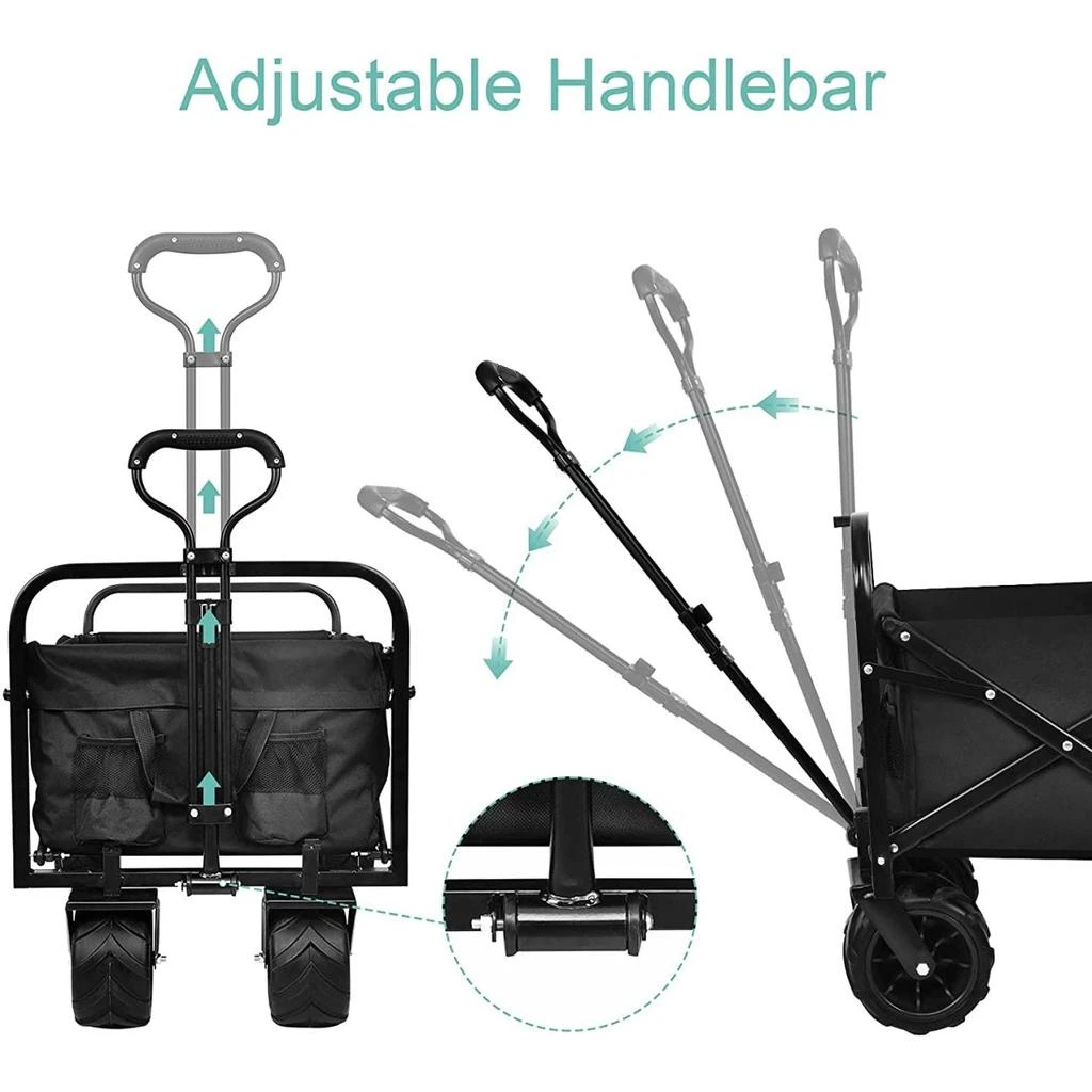 商品Simplie Fun|Heavy Duty Folding Portable Cart Wagon,价格¥1627,第3张图片详细描述