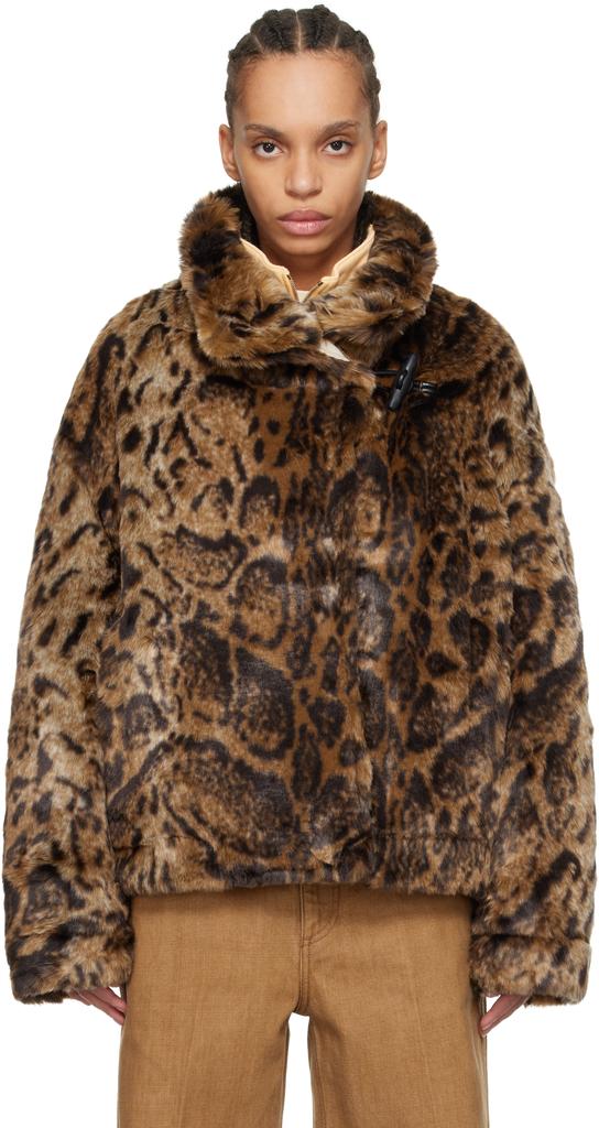 Jacquemus Brown 'The Fernando' Faux-Fur Jacket - Jackets - BeyondStyle