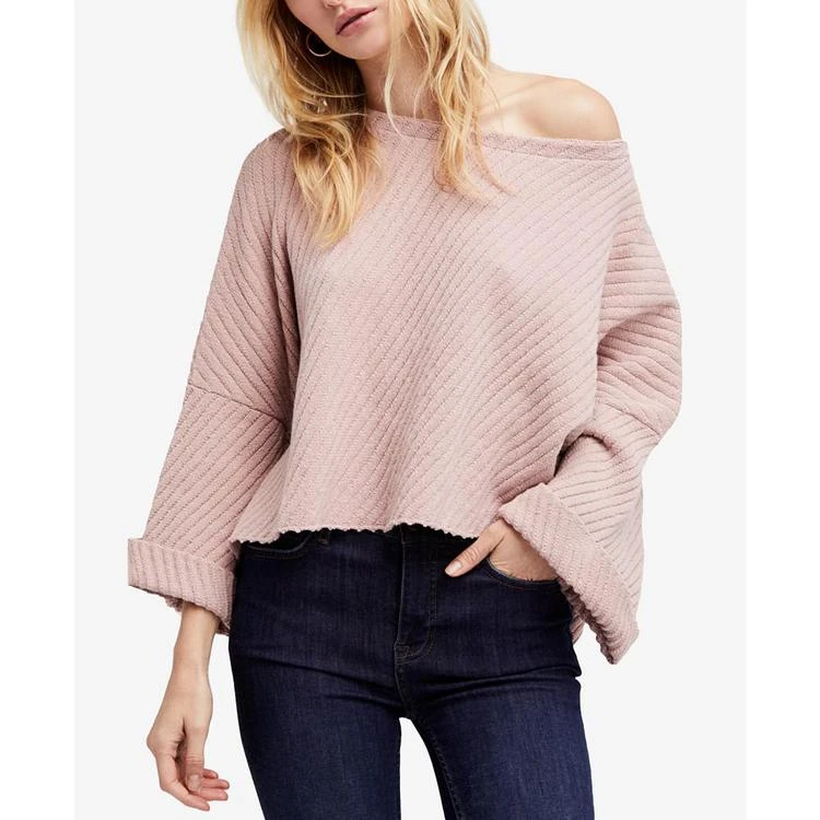 商品Free People|I Can't Wait Cropped Oversized Sweater,价格¥194,第1张图片