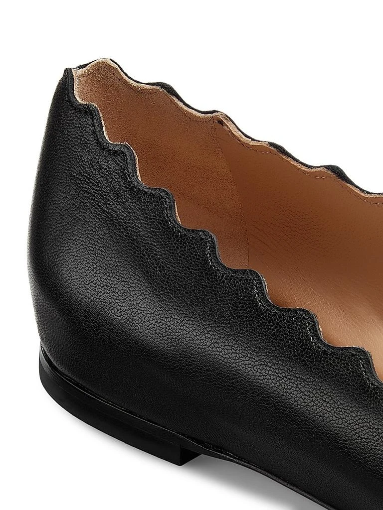 商品Chloé|Lauren Leather Ballet Flats,价格¥4425,第5张图片详细描述
