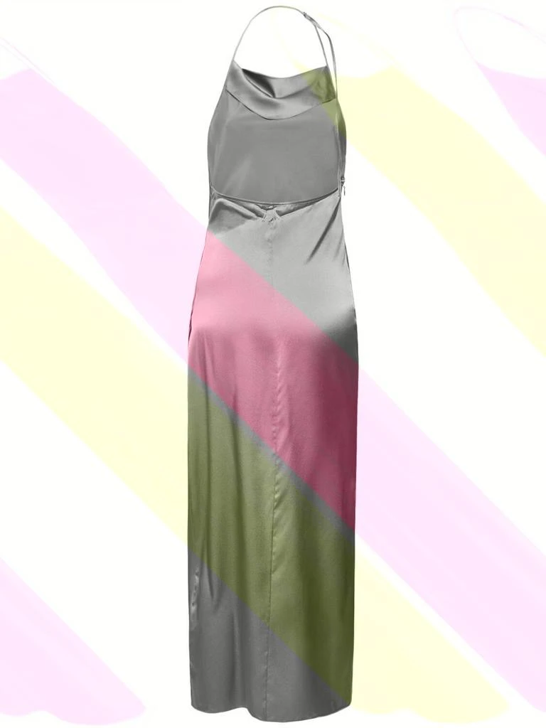 商品Helmut Lang|Draped Silk Stretch Satin Midi Dress,价格¥4059,第4张图片详细描述