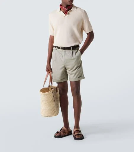 商品Sunspel|Waffle-knit cotton polo shirt,价格¥3173,第2张图片详细描述