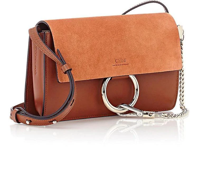 商品Chloé|Faye Small Leather Shoulder Bag,价格¥10346,第3张图片详细描述