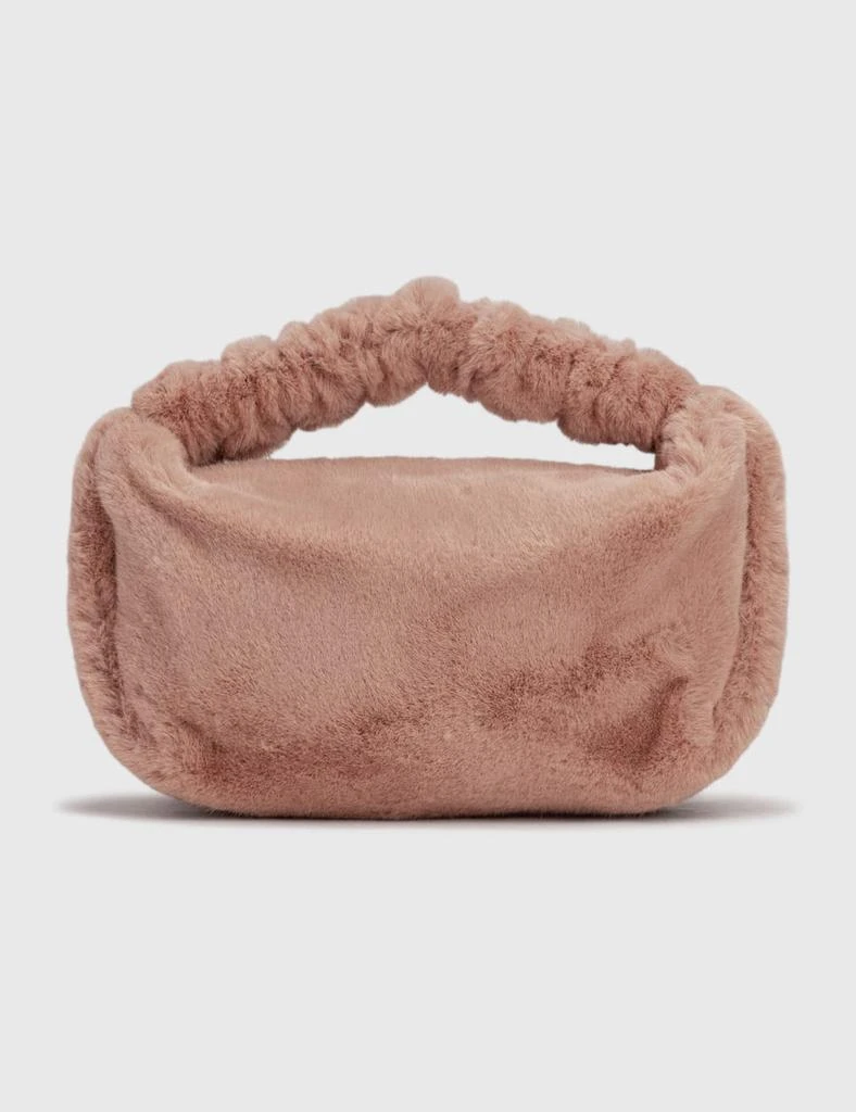 商品Alexander Wang|SCRUNCHIE SMALL BAG IN FAUX FUR,价格¥1766,第3张图片详细描述