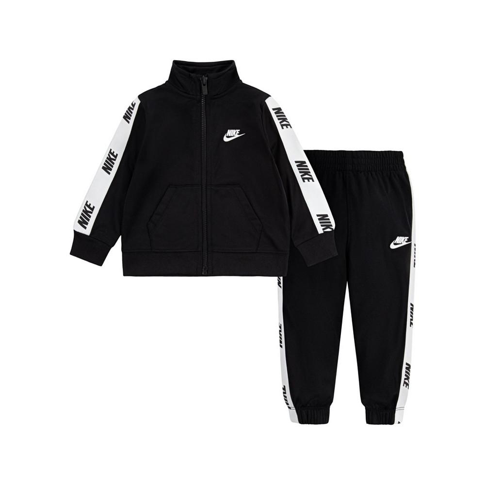 Toddler Boys Wordmark Taping Tricot Jacket and Joggers, 2 Piece Set商品第1张图片规格展示